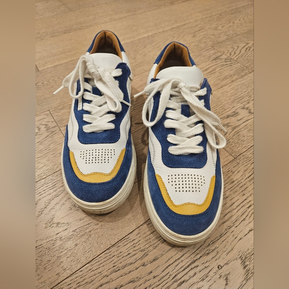 ALOHAS Blue and White Sneakers